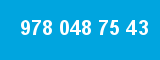 978 048 75 43 978 048 75 43